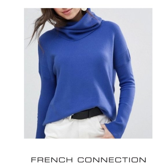 french connection cowl neck tunic sweater